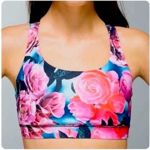 Rare Lululemon Secret Garden Energy bra size 6